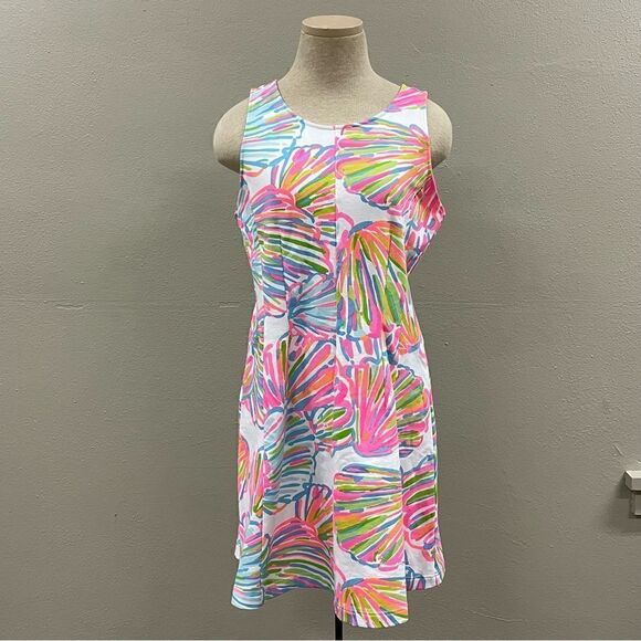 Lilly Pulitzer Felicity Dress Medium Womens Medium Sleeveless French Terry - Picture 1 of 7